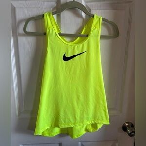 Nike Fluorescent Yellow Athletic Tank